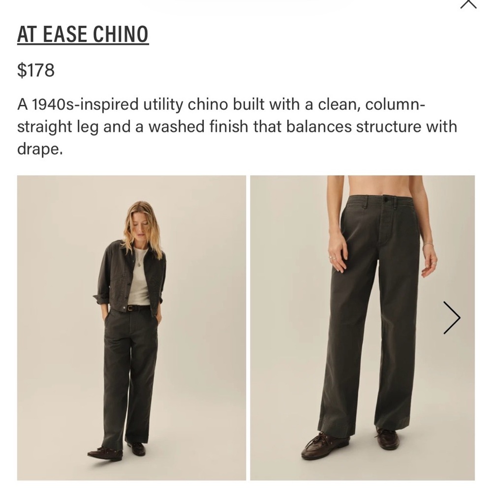 Buck Mason AT EASE CHINO 28 NWOT - Picture 2 of 10